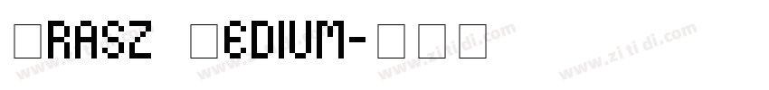 Krasz Medium字体转换